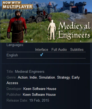 Medieval Engineers Deluxe Steam - Click Image to Close